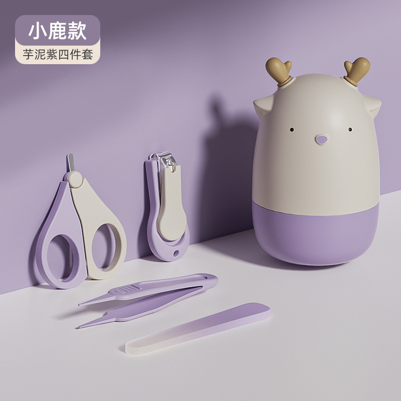 [fawn style] taro purple/four-piece set