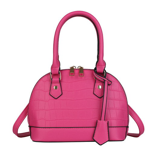 European and American retro stone pattern foreign style shell bag  new summer niche design texture single shoulder crossbody women's bag