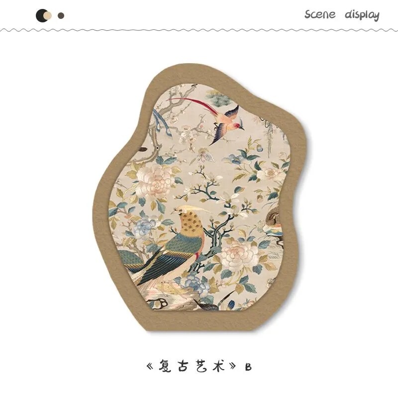中古风飞燕桌面摆画装饰画客厅电视柜小摆件复古花鸟餐桌艺术摆台|undefined