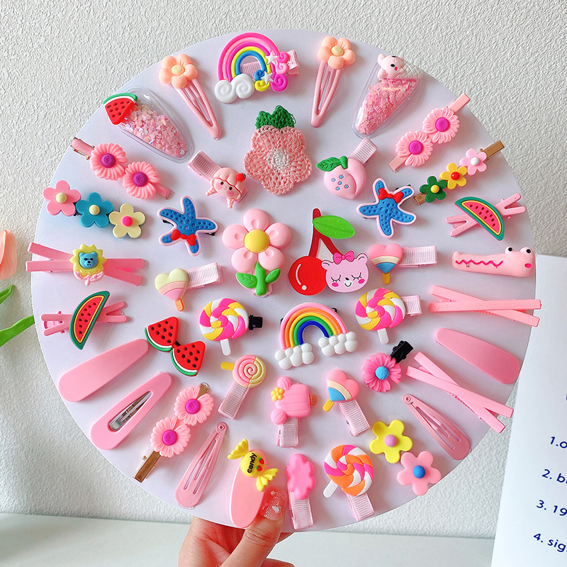 Clips de cabello para niñas, tocado para niñas, clips de cabello para niñas lindas y bonitas, clips para niñas, bebés súper lindos, Beiqin
