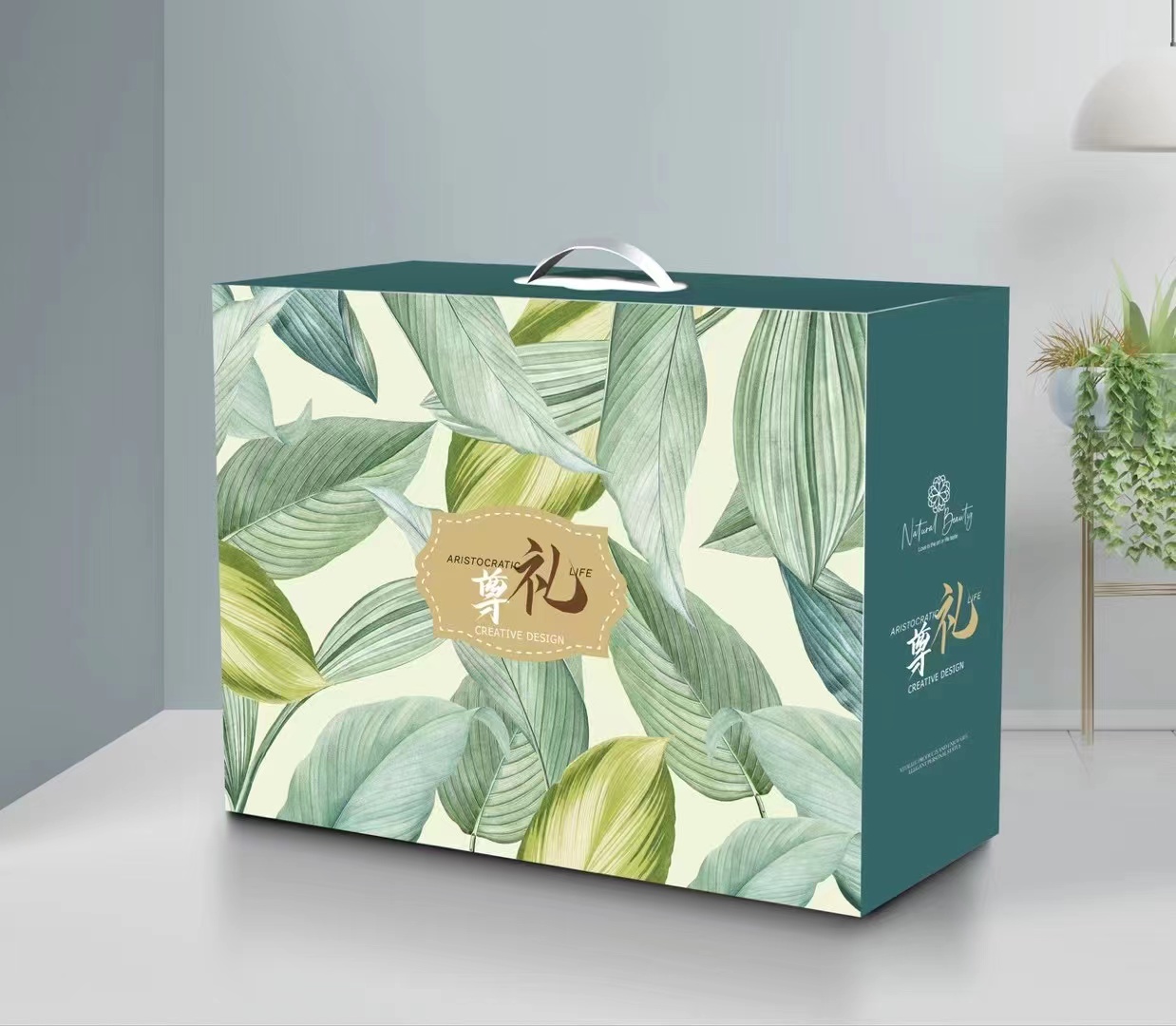 Hecha a medida verano fresco está acondicionado por la actividad abierta caja de regalo de seda verano embalaje caja de cartón en stock puede agregar logotipo