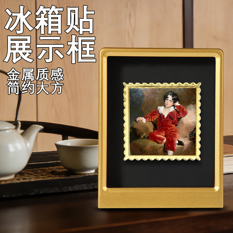 17Th-Century Dutch Painter Rembrandt Metal Refrigerator Magnet with Display Frame Jewish Bride Portrait Soft Magnetic Sticker 17Th-Century Dutch Painter Rembrandt Metal Refrigerator Magnet with Display Frame Jewish Bride Portrait Soft Magnetic Sticker