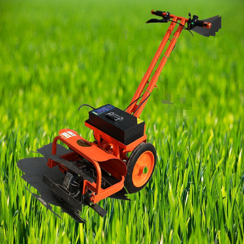 果园电瓶除草机 48v手扶式锄草机型号 果园松土除草机厂家