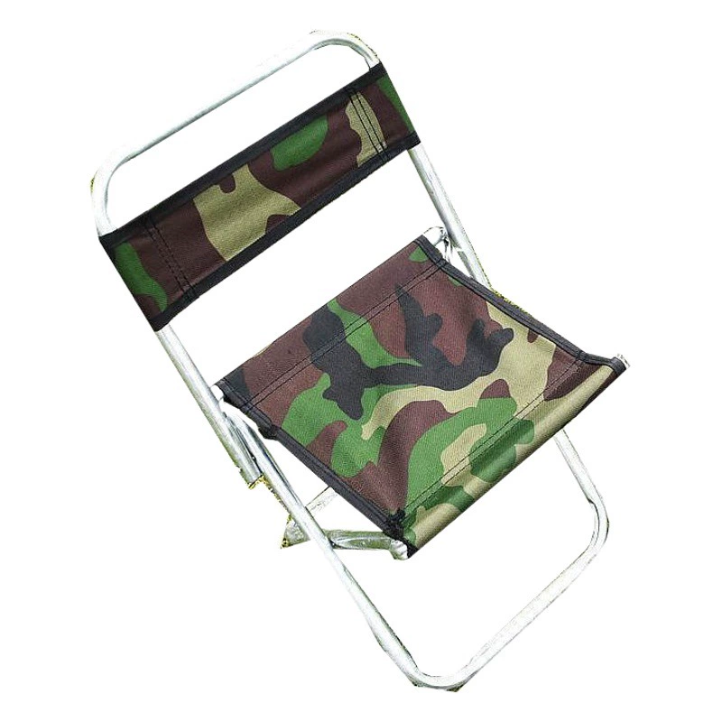 Небольшой Размер металлический табурет со спинкой открытый рыболовный стул портативный складной табурет железнодорожная станция стул в очереди складной табурет