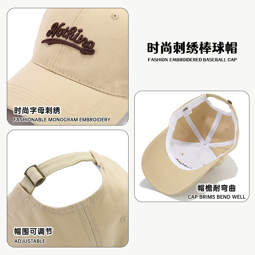 Summer hat, baseball cap, American style, with embroidery