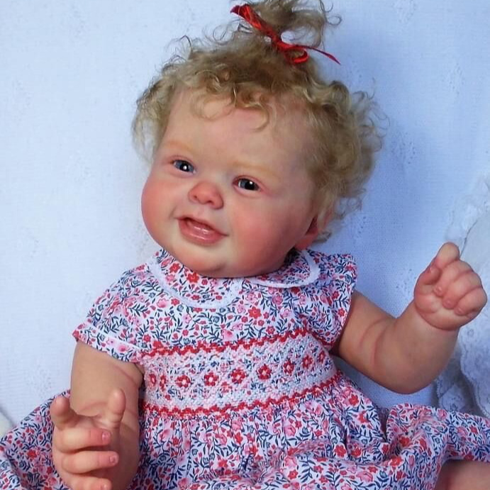 60cm simulación bebé renacido muñeca Kodi paño cuerpo hecho a mano exquisito pintado 3D piel suministro transfronterizo