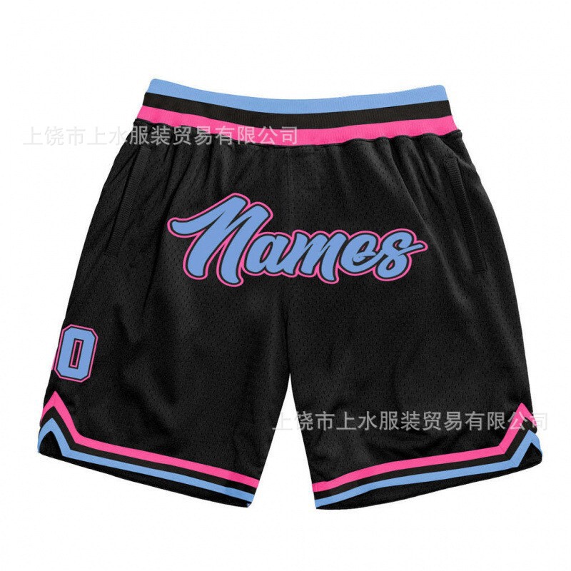 Lakers Warriors Raptors Men's Basketball Shorts Mesh Quick Dry Sports Shorts Fitness Running Sports Pants