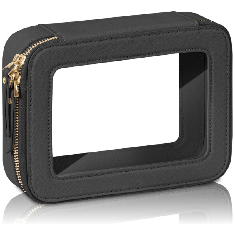 Productos en stock para ventas transfronterizas: nueva bolsa de cosméticos transparente multiusos, bolsa de aseo impermeable para viajes, estuche para productos de cuidado de la piel.