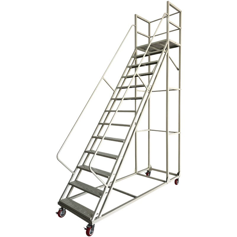 Подвижная машина для скалолазания Противоскользящая лестница Склад Лофт Супермаркет Лестница для литья под давлением Машина для кормления