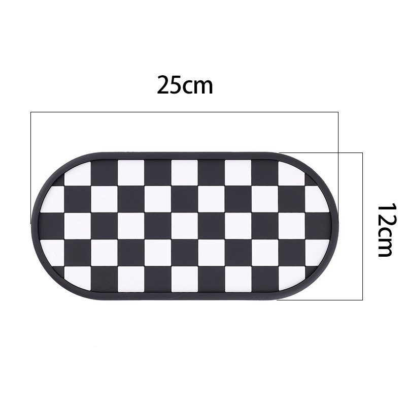 New car anti-slip mat, designed for the center console and dashboard, made of heat-resistant PVC, and featuring multiple functions for holding phones and other items
