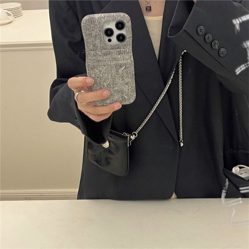 Calendar hand stitching card bag-gray