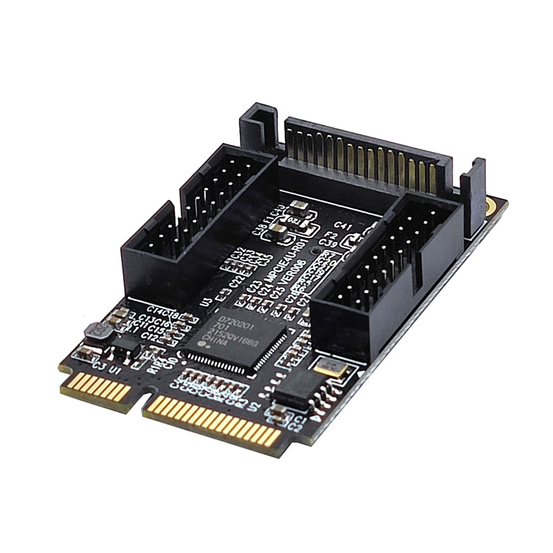 MINI PCI-Eת˫��19PINǰ��19��5Gbps��չ��4��ת�ӿ�D720201