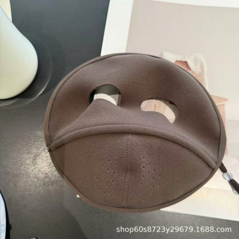 新款保暖面罩全脸冬季开车骑行防风防寒防晒脸罩高颜值女澳绒口罩|undefined