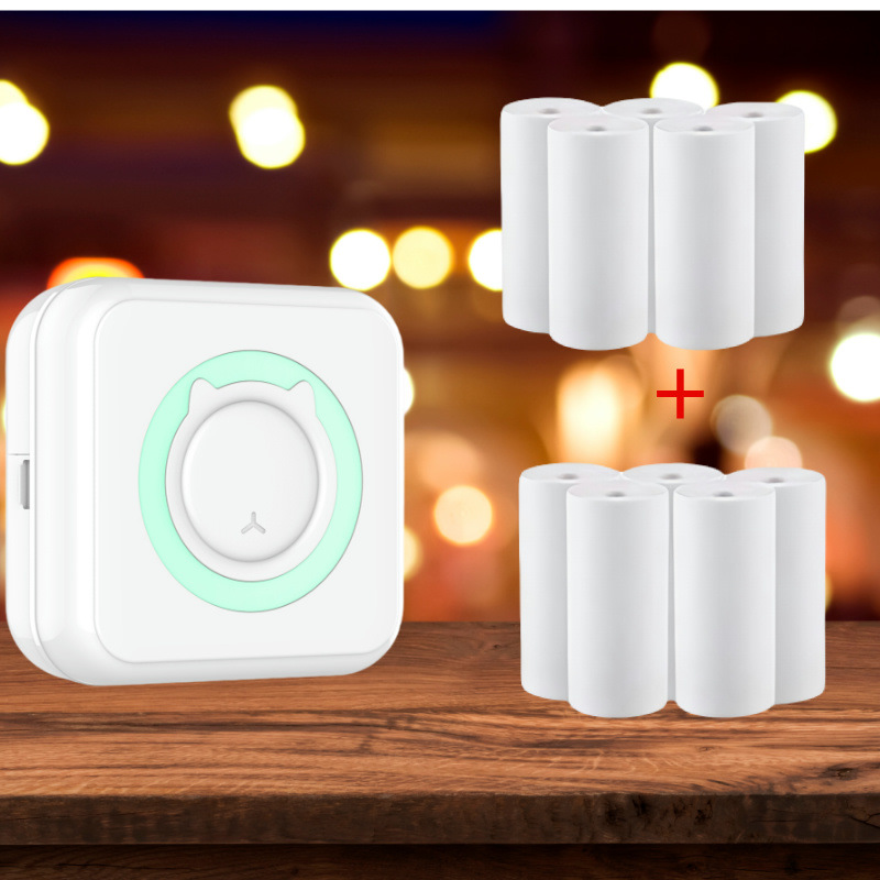 [White and Green] 10 rolls of 10-year-old paper