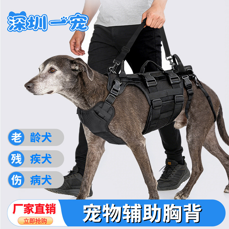 Amazon's Best-Selling Pet Support Harness for Disabled Dogs, Waterproof Nylon Fabric, Adjustable Dog Harness for Rehabilitation and Exercise