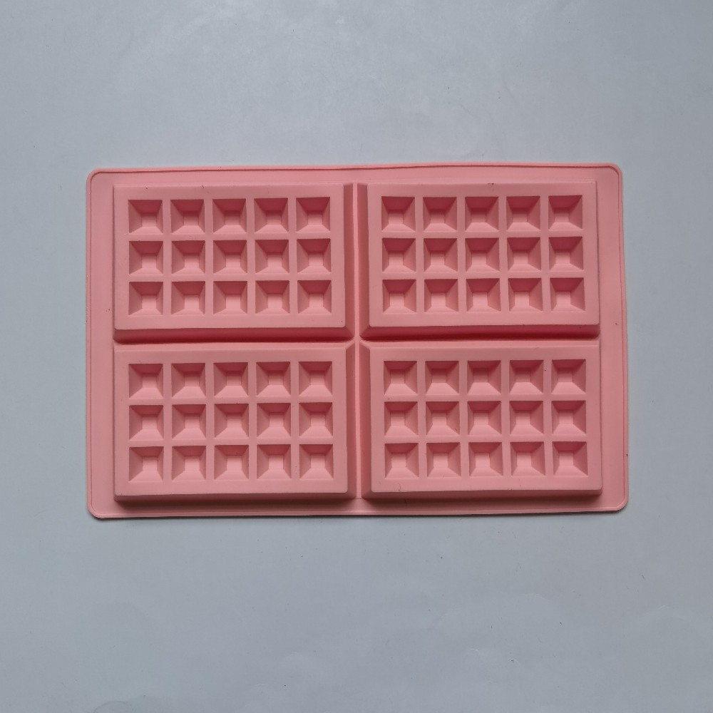 Waffle Square 429 chocolate pastel de silicona molde de jalea torta molde de pan herramientas de horneado