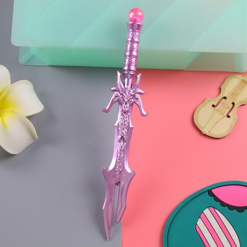 Pluma de góner en forma de arma Pluma de pistola Pluma de herramientas Papelería creativa Estudiante Anime Pluma de espada Pluma de escritura Pluma de escritura