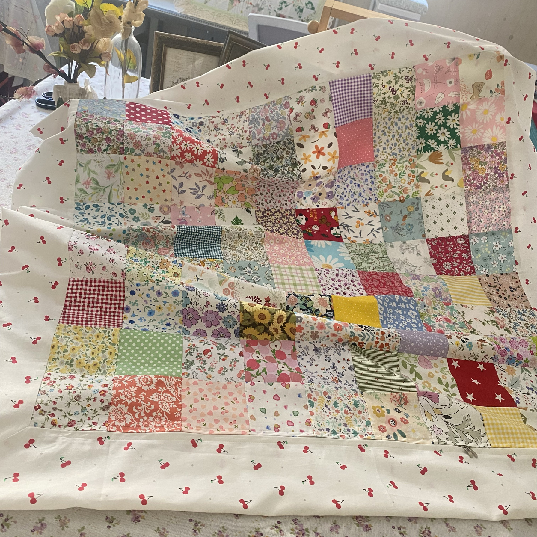 10手工不百家材料拼布婴儿纯棉被0布料套餐视频种重复包邮送