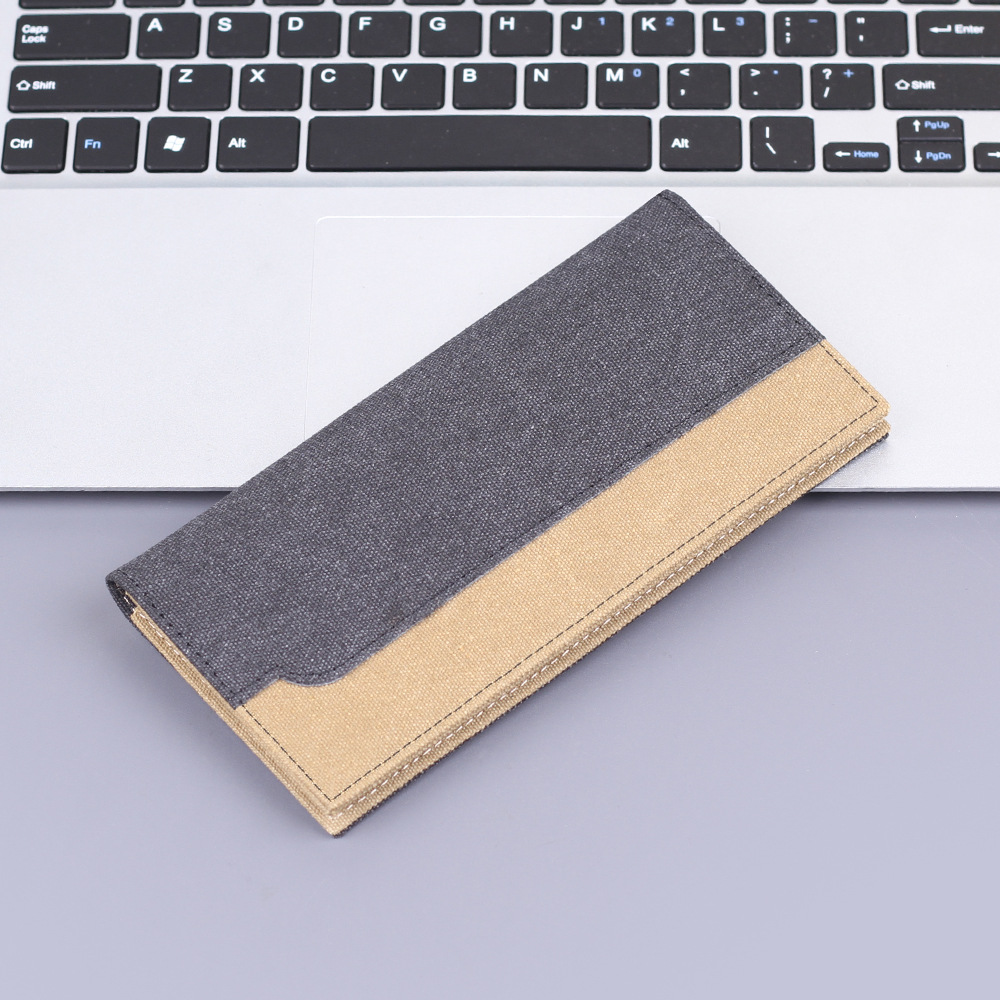 Bolso de lona para hombres, bolso de tarjetas para hombres, bolso de chaqueta de hombre, bolso de tela suave, bolso de trajes para hombres, bolso de 12 tarjetas.