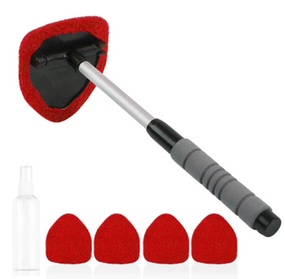 Brush, Retractable Microfiber Car Brush, Car cleaning tools - red-6-piece-set