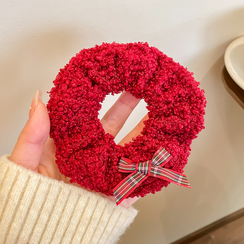 Estilo pastoral francés, diadema de intestino grueso, accesorios para el cabello dulce de alta calidad para mujer, cuerda para la cabeza, nueva cuerda para el cabello de todo fósforo, banda elástica alta