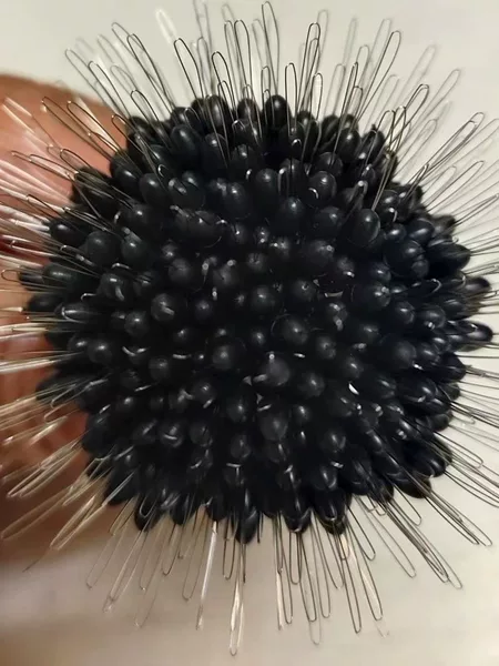 Bulk black rubber space beans 300 grains a bundle of lock line tight not hurt line manufacturers wholesale all kinds of space beans