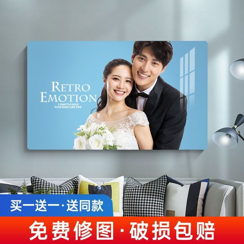 Crystal Photo Frame Display Stand DIY Photo Gift Photo Printing Wedding Family Portrait Wall Hanging Free Shipping