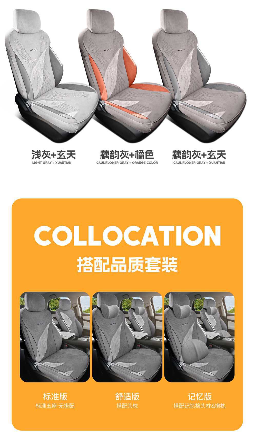 Byd Seal 05Dmi Special Car Seat Cover, Universal for All Seasons, Saddle Cushion, Rams Seat Cover