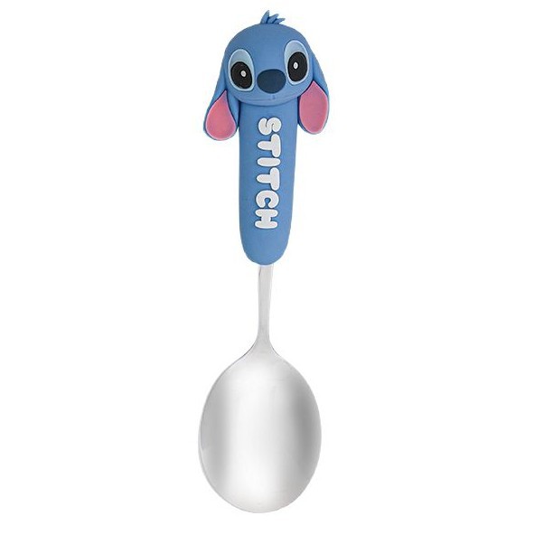 Disney Stitch 304 Cuchara de acero inoxidable Juego de cuchara de tenedor de dibujos animados Cuchara pequeña para bebés Cuchara para niños para comidas en casa