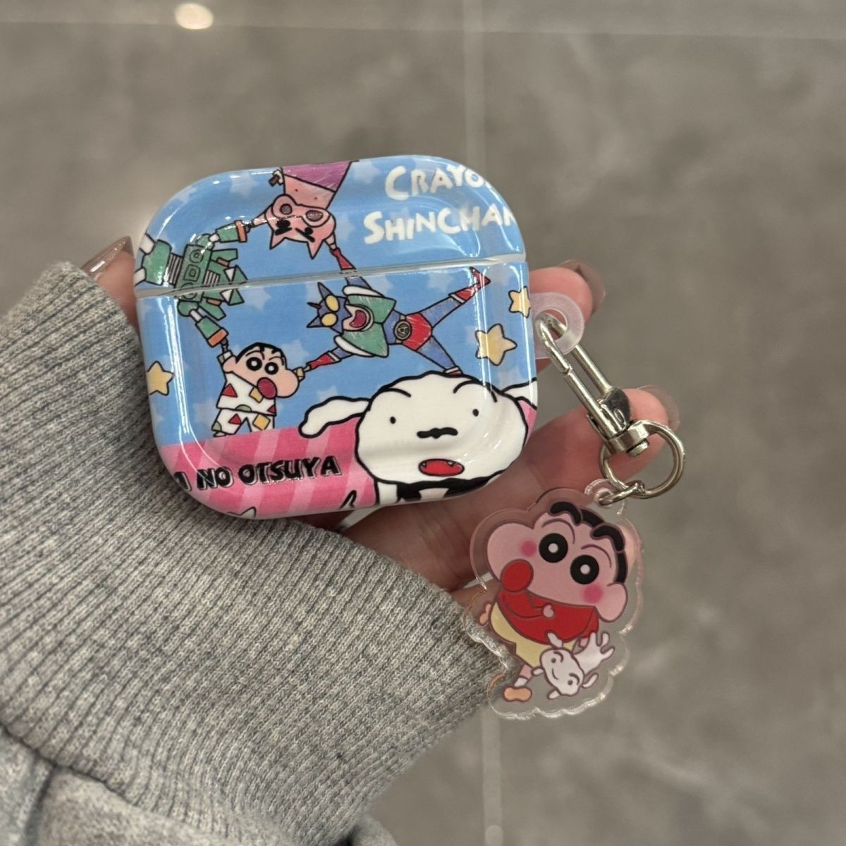 Superman es aplicable a AirPods de 4 generación, estuche protector de auriculares AirPodPro3 / 2 generación, estuche protector de Bluetooth 5 generación.