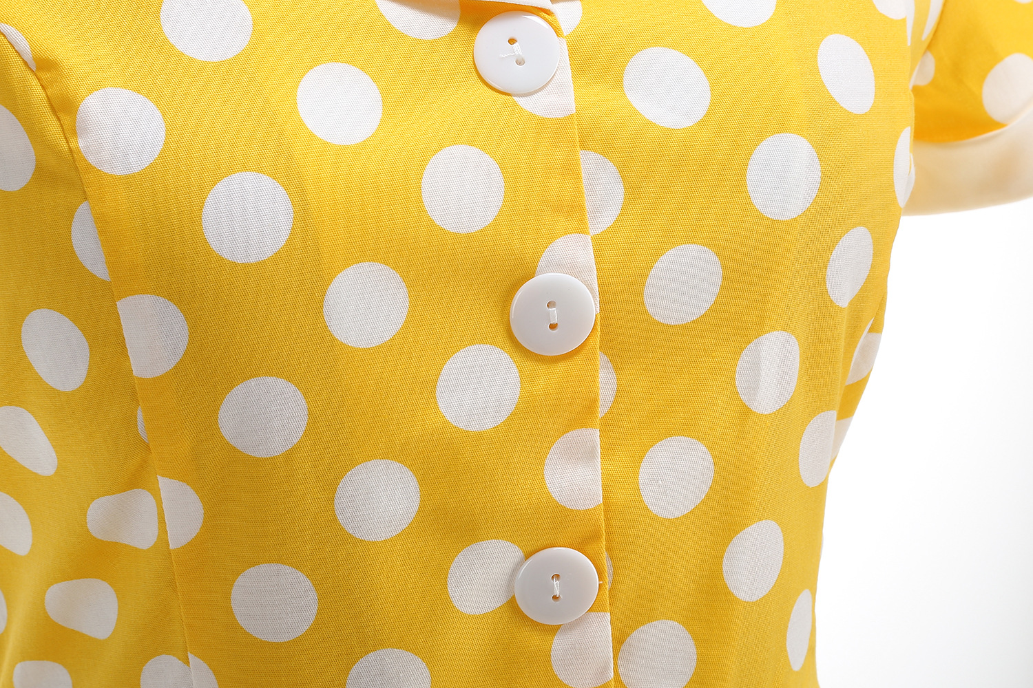 Hepburn-style Vintage Spring Outing Court-style Waist-cinching Light Dress, Annual Meeting Performance Outfit, Long_ecoleips.com