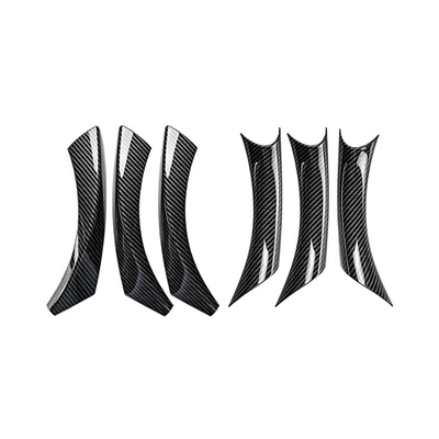 Suitable for Bmw 3 Series Door Inner Handle 318I325I 3 Series E90E92 Door Handle Inner Armrest Protective Cover (Other Automotive Interior Supplies) - 05-12-3-series-inner-handle-carbon-fiber-pattern-6-piece-set