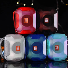 新款tg162 炫彩灯手提无线蓝牙音箱户外插卡低音炮创意礼品音响