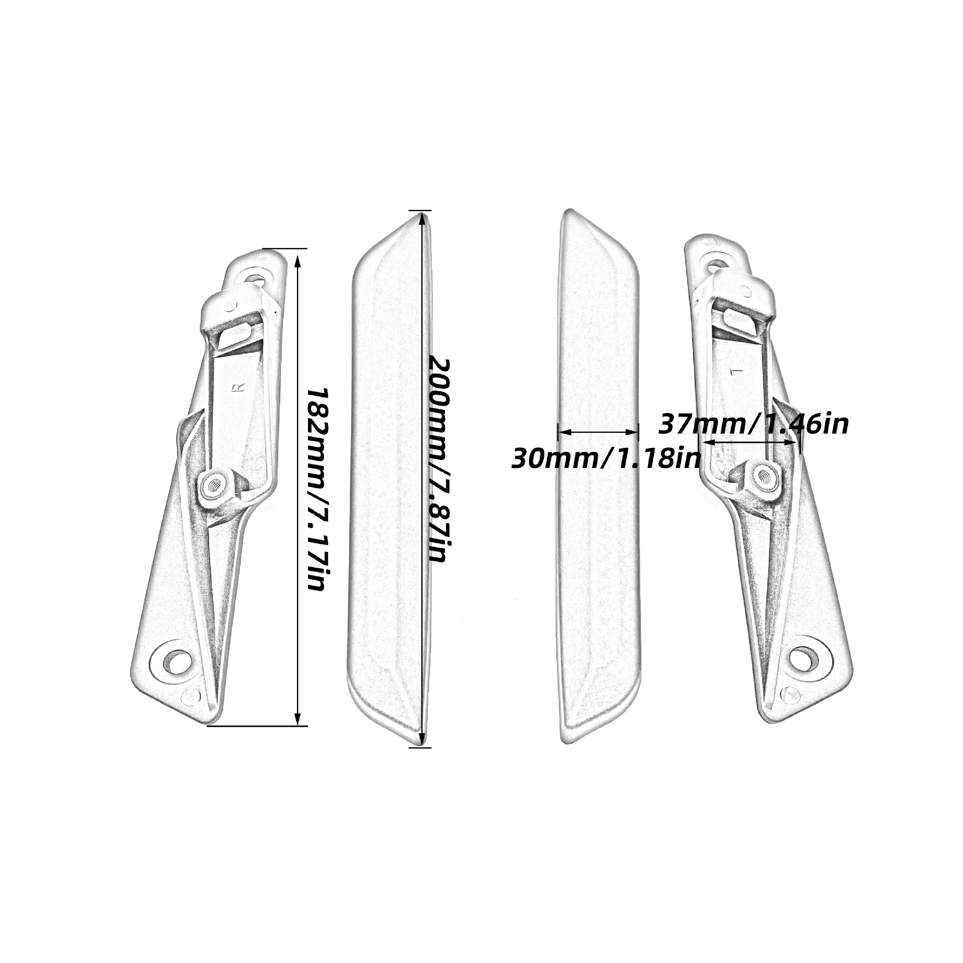 Applicable to BMW R1200GS R1250GS ADV front windshield pressing strip windshield pressing plate bracket decorative strip
