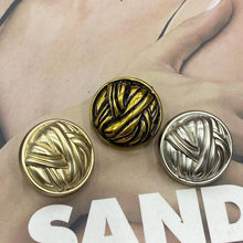 圆形金属扣子时尚百搭小香风大衣西装外套钮扣服装辅料装饰扣