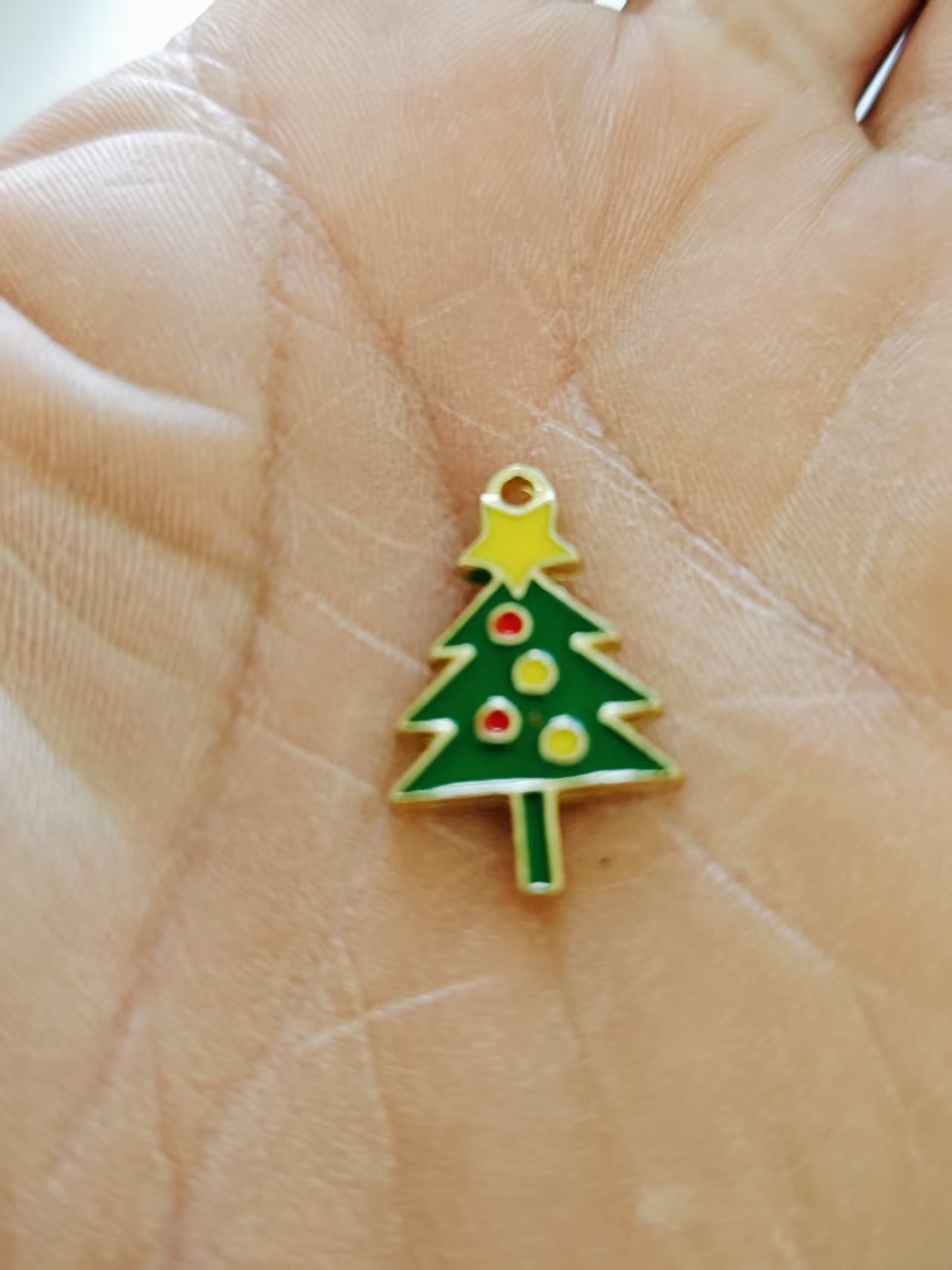 Navidad colgante de aleación goteo de aceite colgante DIY accesorios joyería pendientes collares accesorios de pulseras accesorios de sombrero de Navidad image 6
