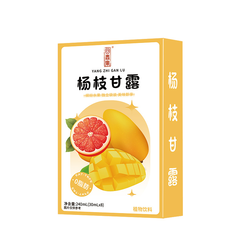 Huichun Ji Yang Zhi Gan Lu — Mango Pomelo Sago Juice Drink, 30ml × 8 Sachets overview
