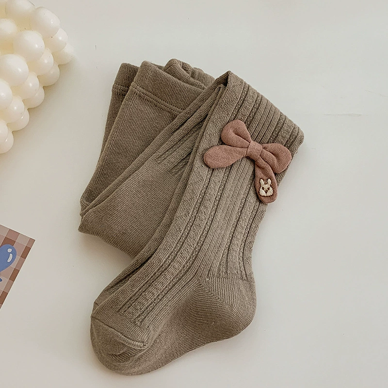 Детские осенние л leggings, брюки с бантом, колготки, носки