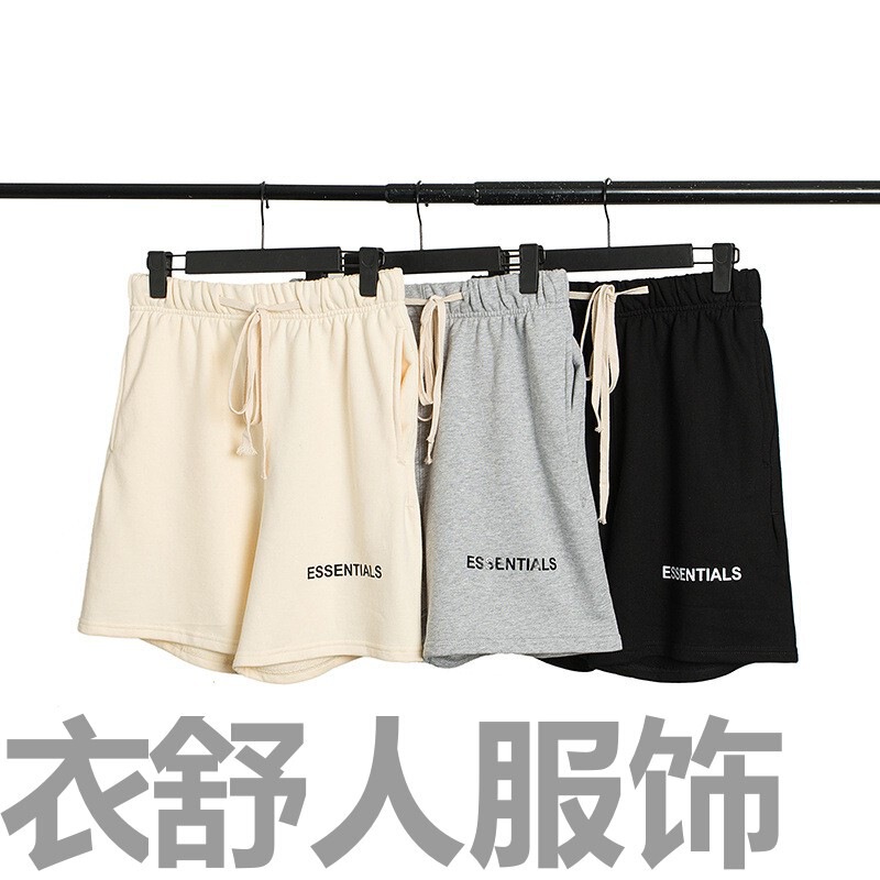 2020 European and American High Street Fashion Brand Summer New Simple Casual Men's and Women's Shorts Five-Point Pants