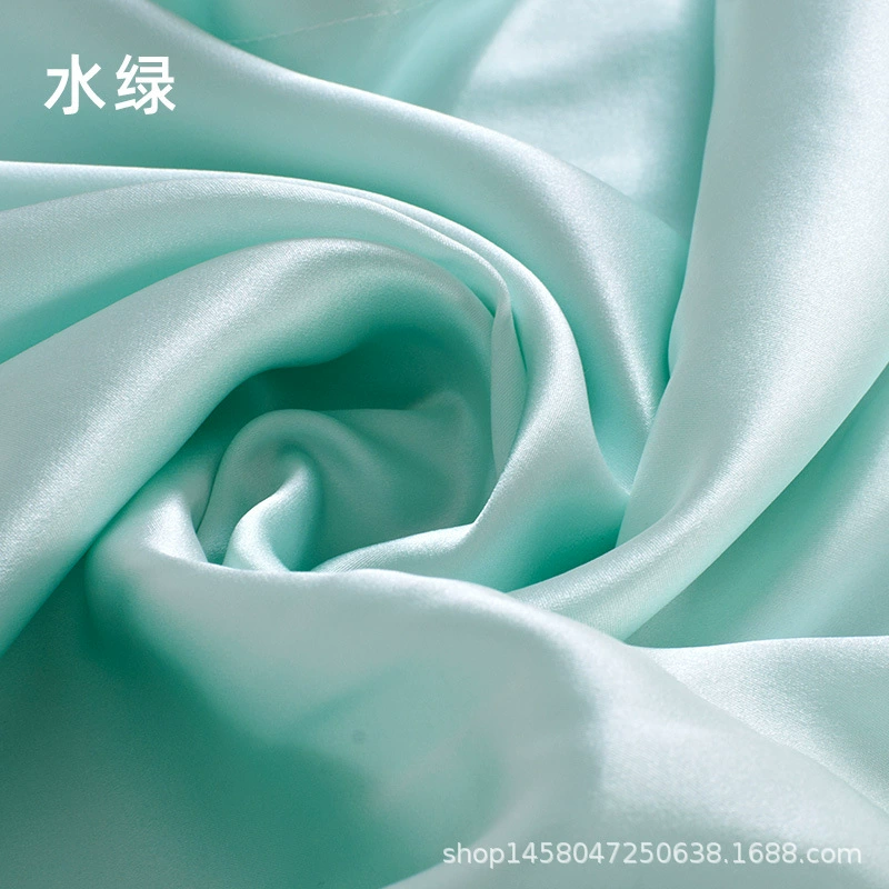 Silk fabric 100% mulberry satin, 114 cm width, 16 momme, plant‑dyed, wholesale multi‑color
