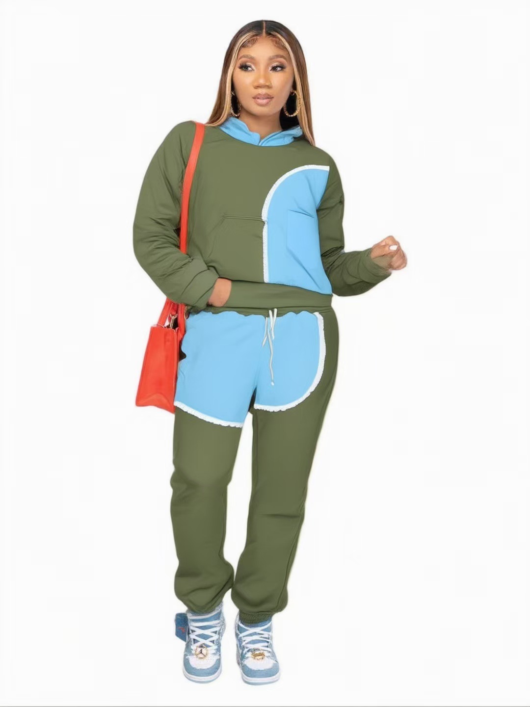 2024 European And American Cross-Border Versatile Women's Clothing Independent Fashion Casual Sports Sweatshirt_ecoleips.com