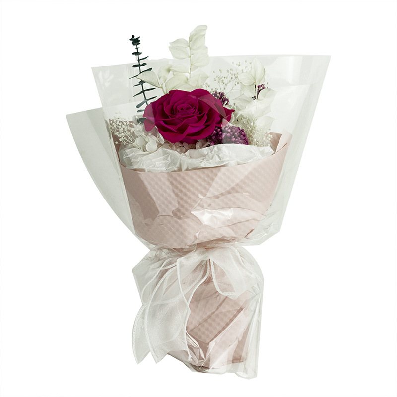 Ramo de rosas eternas de Yunnan, producto terminado, decoración, regalo de San Valentín para novia, regalo de flores reales, ramo eterno creativo
