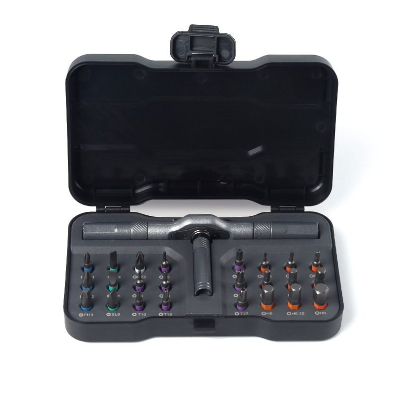 Screwdriver ratchet set 24 in 1 multi-functional disassembly and…