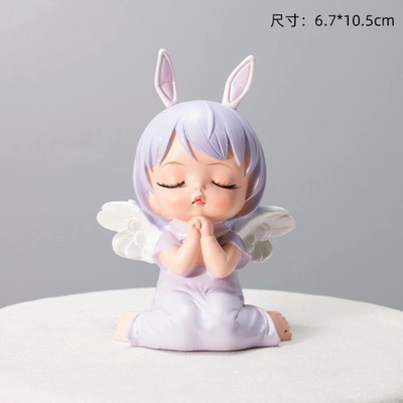 Decorative princess girl doll, cute collectible decor, plastic/resin, many styles and finishes