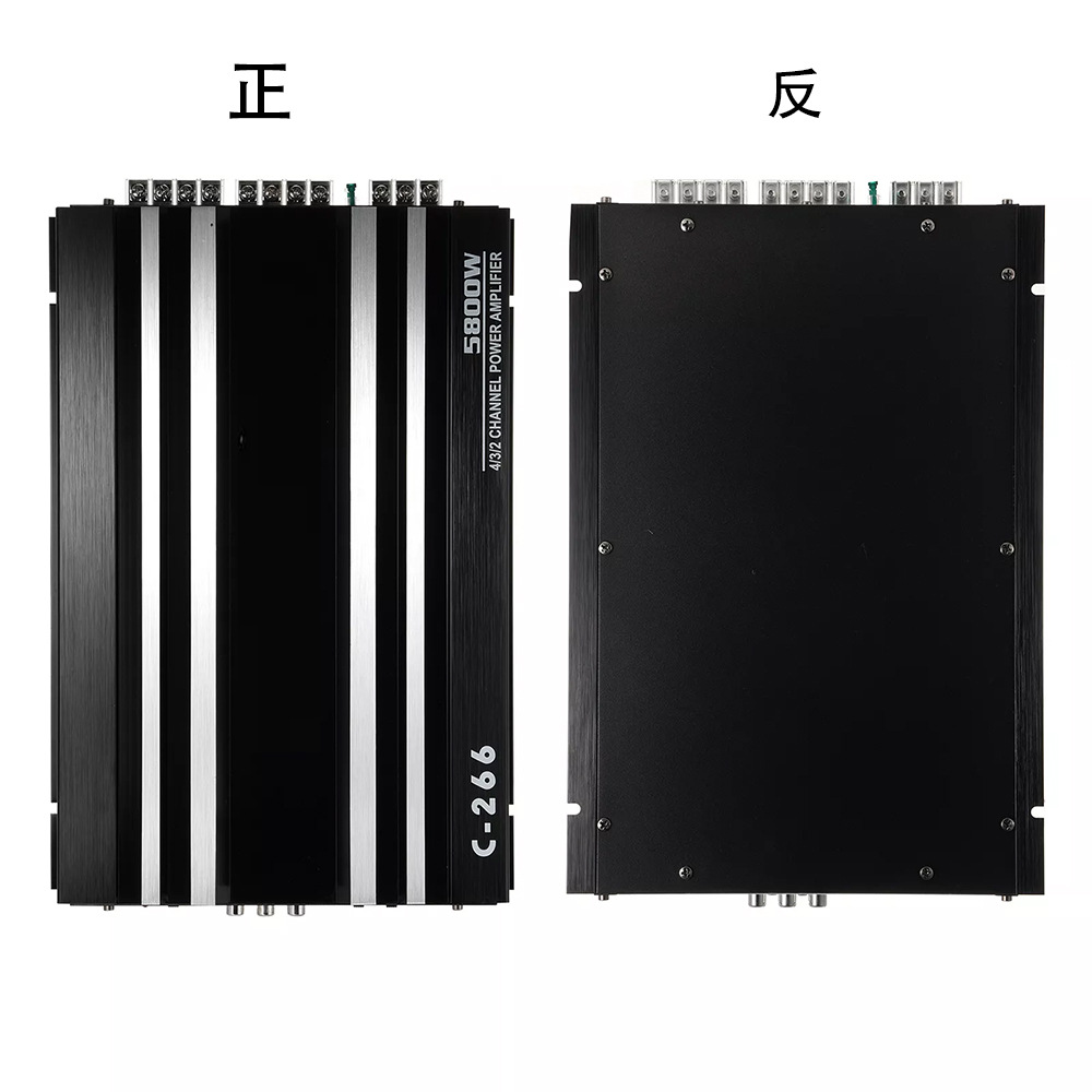 공장 도매 4 채널 자동차 증폭기 C- 266 오디오 수정 4*60W 4 방향 자동차 증폭기