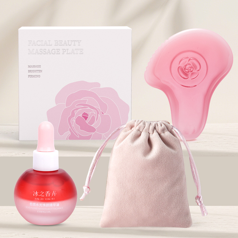 Magnolia masaje tabla raspado facial especial aceite esencial con resina de salón de belleza ojo tensión de elevación artefacto de tensión