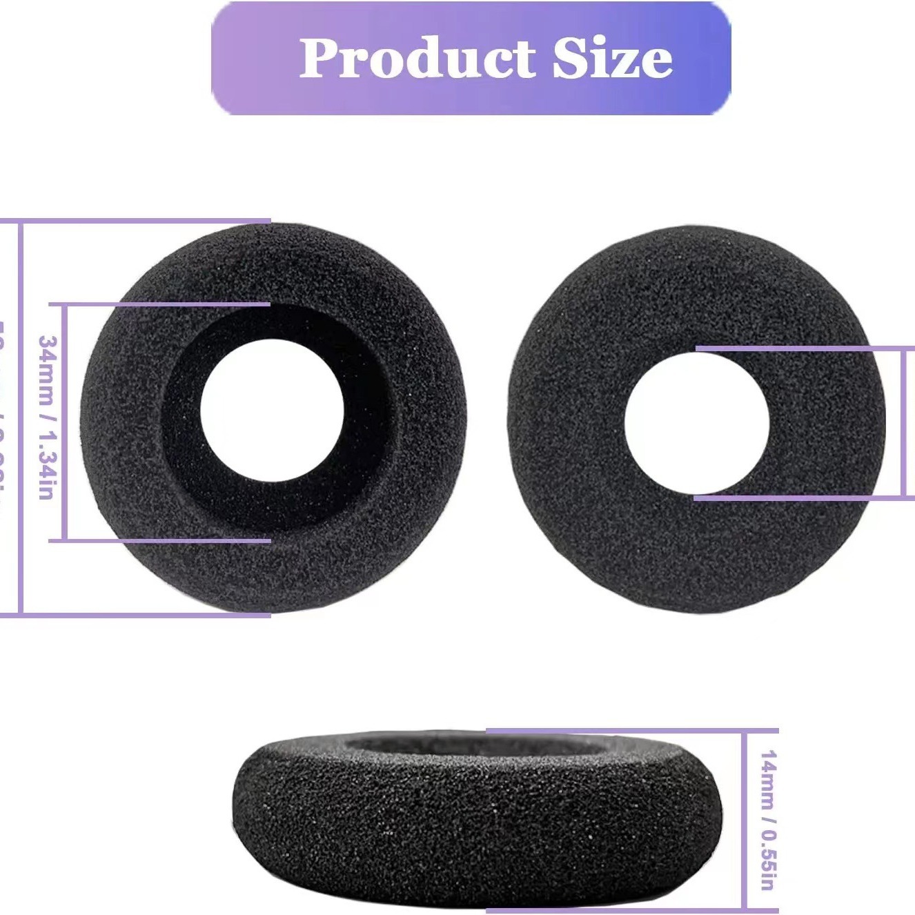 Aplicable a gegolang voz auricular C25 20 320/H251 3210/261 cubierta del oído