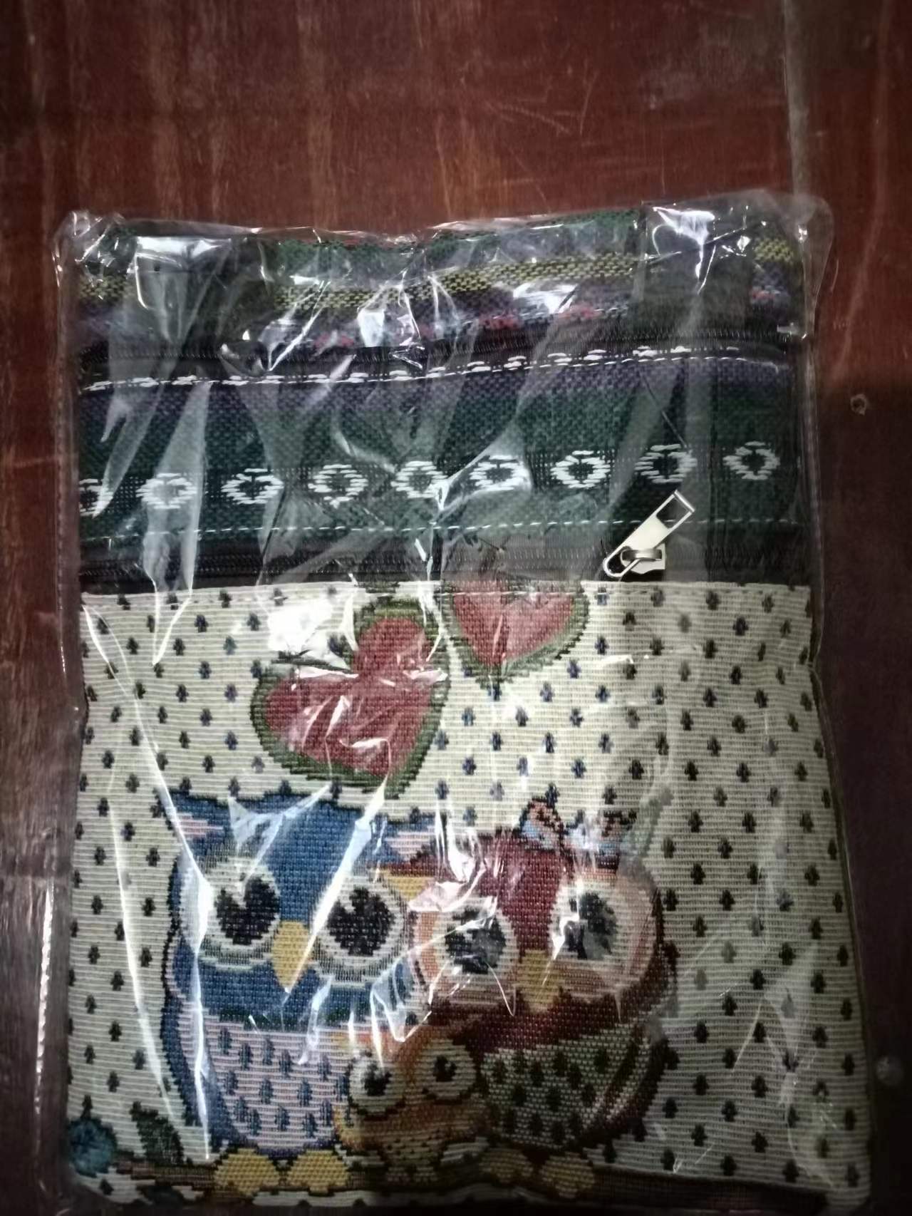 Estilo étnico bordado elefante dibujos animados bolsa de mensajero Dai bolsa de hombro de viaje de las mujeres teléfono móvil bolsa de hombro lateral