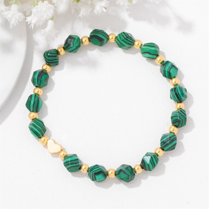 Amazon Facet Stone Beaded Bracelet for Women Love Couple Simple Fresh Girlfriend Friendship Gift Girlfriend Style