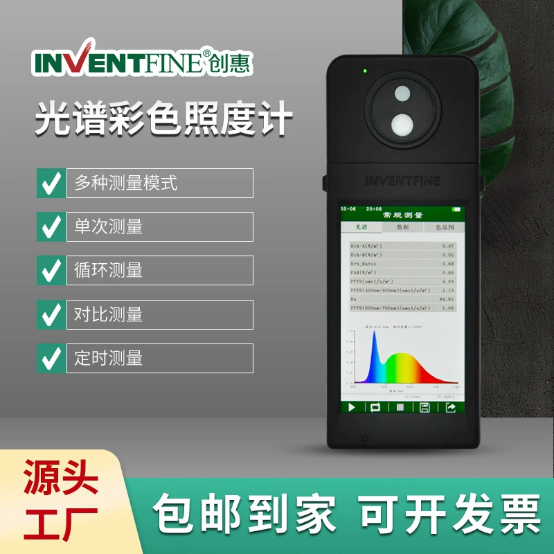 Chuanghui SPF спектральный измеритель цветовой освещенности светильник для роста растений PPFD портативный измеритель цветовой освещенности спектра